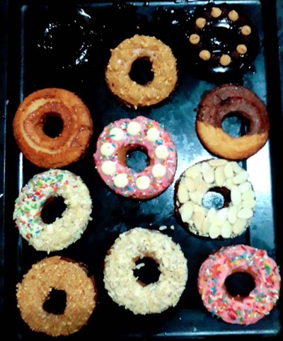 วิธีทำ โฮมเมดโดนัทคุ๊กกี้ (แบบทอด)สูตรนี้ง่าย กรอย อร่อย doughnuts cookies