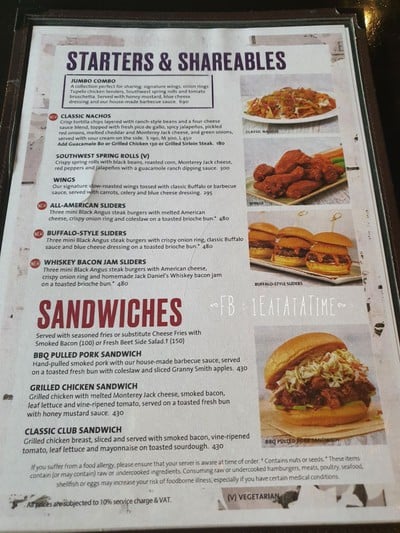 ป้ายราคาหรือสมุดเมนู