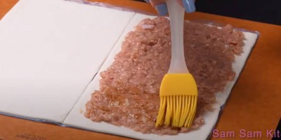 วิธีทำ พัฟสติ๊กไส้ออมนิมีท (OmniMeat Puff Pastry Twists)