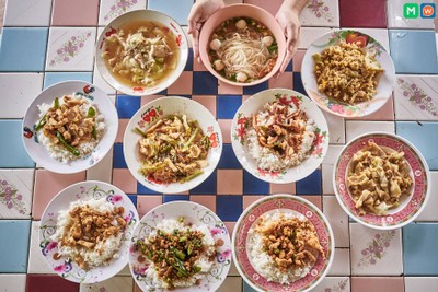 เจ๊อ๋อย ลุงหมึก อาหารตามสั่ง 10 บาท ราชบุรี