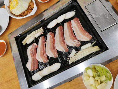 หมูสามชั้นย่าง