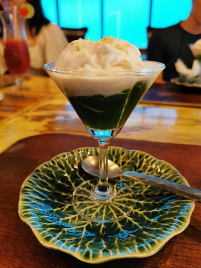 เปียกอ่อนใบเตยไอศครีมมะพร้าว