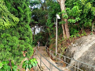 บรรยากาศ พระบรมธาตุเจดีย์ศรีนครินทราสถิตมหาสันติคีรี