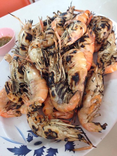 กุ้งเผา
