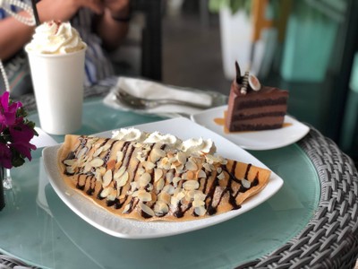 Banana in Black Crepe