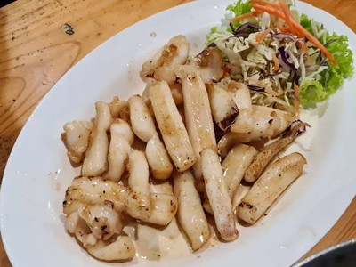 หมึกหอมคั่วน้ำปลา