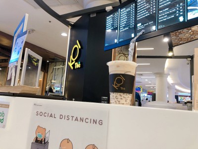 Golden bubble milk tea (M)