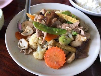 เมนูของร้าน ร้านอาหาร ต้นตะขบ