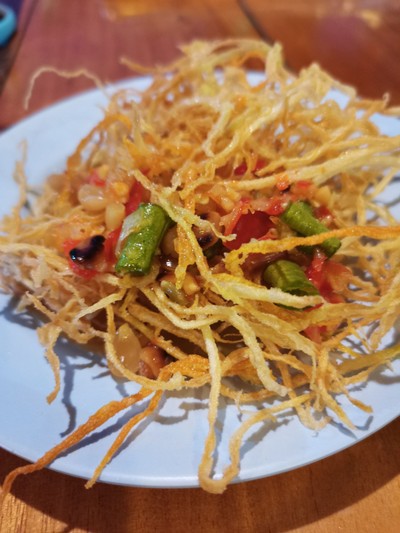 ส้มตำทอด