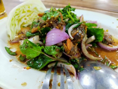 ลาบหอยแครง