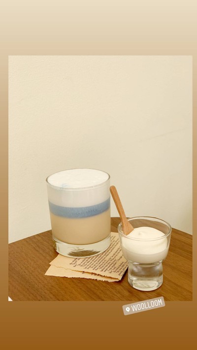 Iced Tea with Butterfly Pea