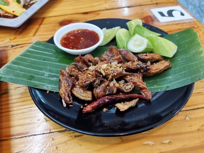 ใส้อ่อนทอด