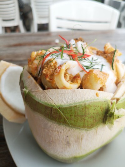 ห่อหมกทะเลมะพร้าวอ่อน