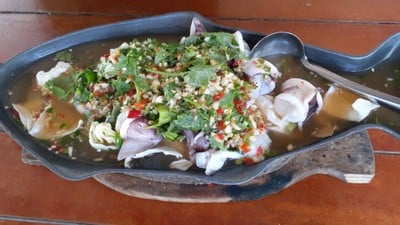 เมนูของร้าน โพธิ์ทะเลบางปู