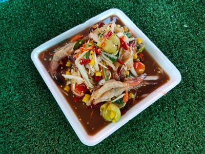 ตำกุ้งสุก