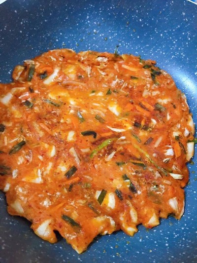 วิธีทำ Kimchi Pancake 