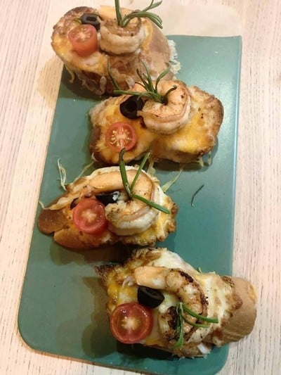 บรูเชตต้ากุ้ง