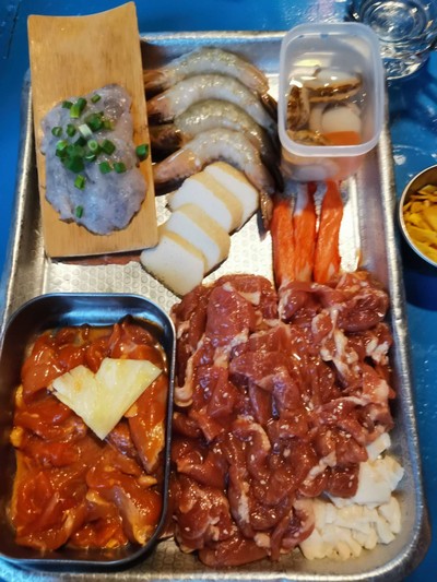 ชุดหมูกะทะพร้อมผัก