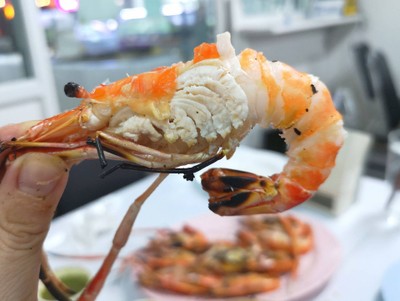 กุ้งใหญ่เผา