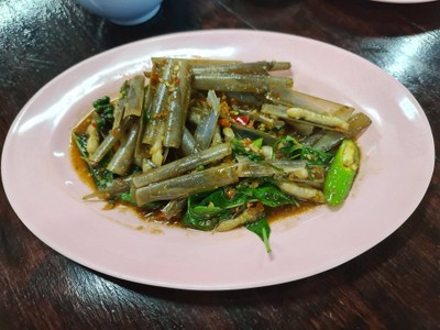 หอยหลอดผัดฉ่า