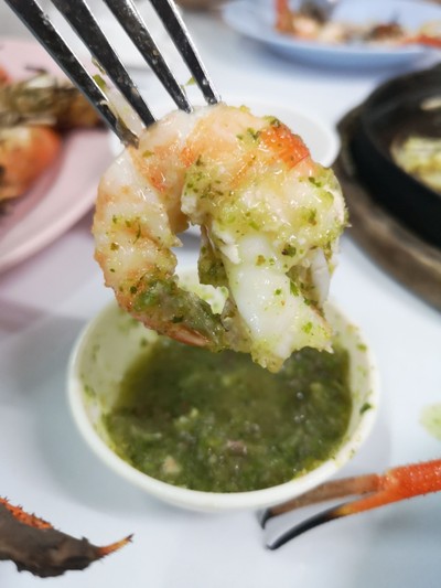 กุ้งใหญ่เผา