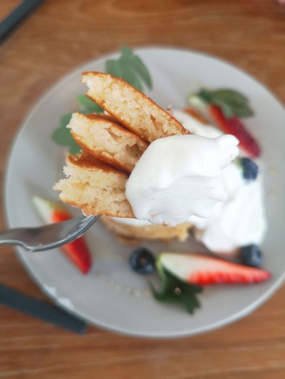 Pancake Mixed berry & Cream