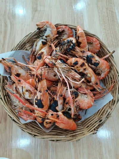 กุ้งใหญ่เผา