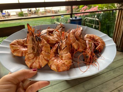 กุ้งเผา Sea Prawns (Grilled,Baked,Steamed) (s)