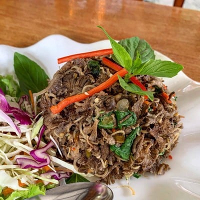 เห็ดแครงทรงเครื่อง