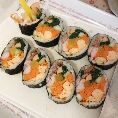 วิธีทำ คิมบับ kimbap 김밥