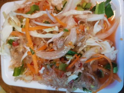 ยำวุ้นเส้นหมูสับ