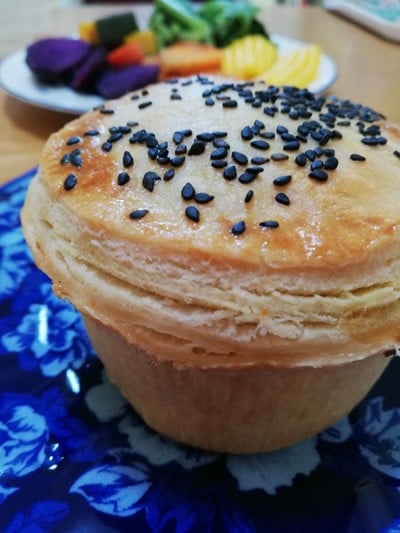 Chicken & Pumpkin Curry Pie