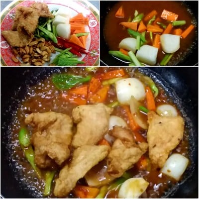 วิธีทำ ไก่ผัดเม็ดมะม่วง