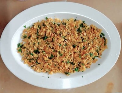 วิธีทำ ไก่กรอบคอร์นเฟลก(แบบอบ) baked cornflake crusted chicken