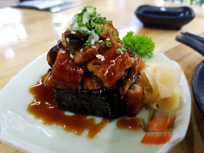 อุนางิ ซูชิ(แบบหน้าล้น)