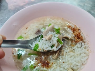 เมนูของร้าน ข้าวต้มเป็ดตั้งหงีฮวด