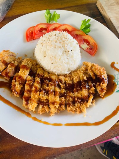 ข้าวหมูทอดเทริยากิ