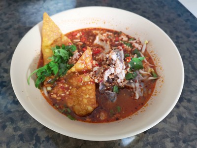 บะหมี่ต้มยำ