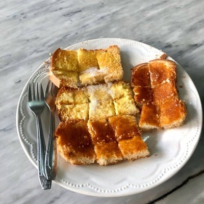 ปังปิ้งเนย/สังขยาไข่ ชุดใหญ่ 24 บาท