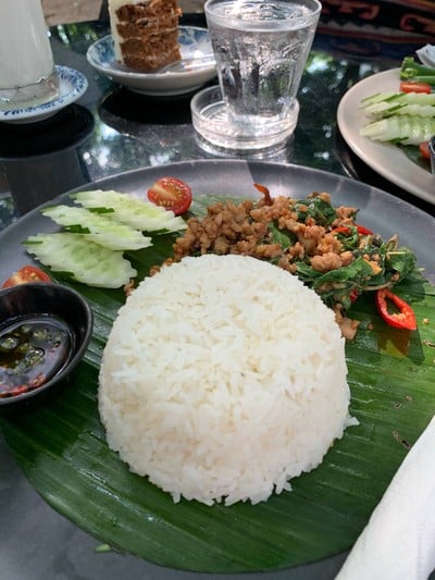 ข้าวกะเพราหมูสับ