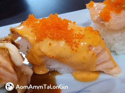 ซูชิท้องแซลมอนสไปซี่