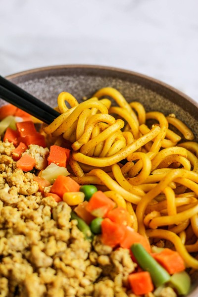 Chicken & Singaporean Hokkien Noodles