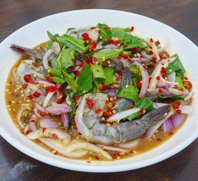 ยำกุ้งสดกุ้งสด