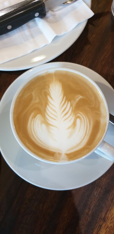 ลาเต้ร้อน