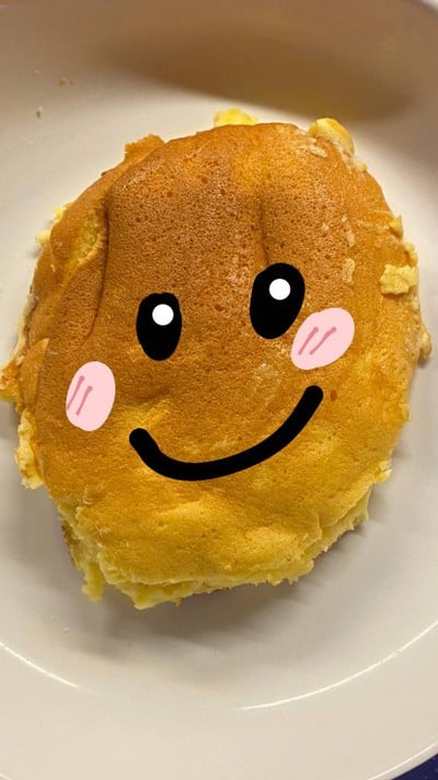 แพนเค้ก(จากแป้งแพนเค้กสำเร็จรูป)🥞🧈