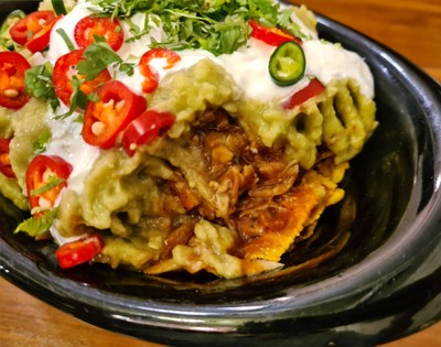 Pull-Pork Spare BBQ Nachos