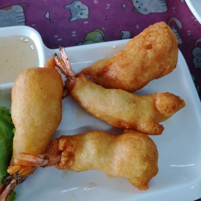 กุ้งชุบแป้งทอด