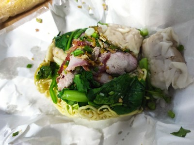 บะหมี่เกี๋ยว แห้ง  ธรรมดา