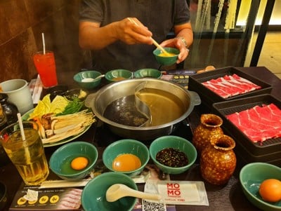เมนูของร้าน Mo-Mo-Paradise เซ็นทรัลบางนา
