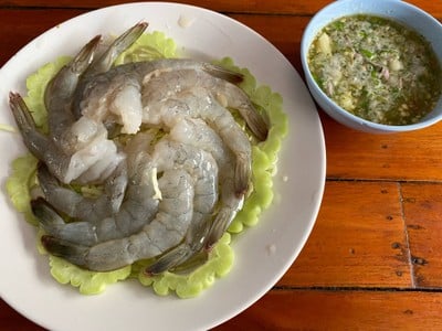 เมนูของร้าน รวมแซ่บ ยกครก หัวหิน